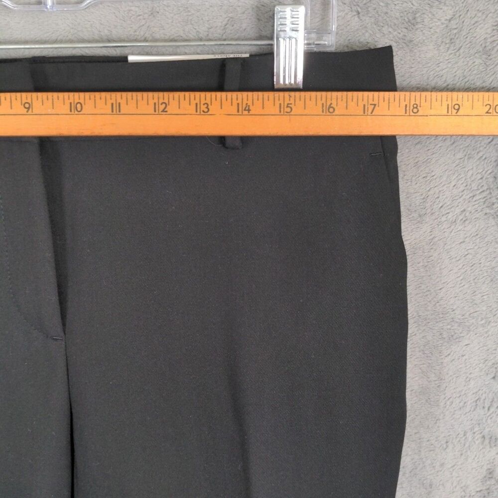 NWT Ann Taylor The Ankle Pants Size 10 Tall Black Mid Rise Straight Leg Classic - Picture 5 of 8